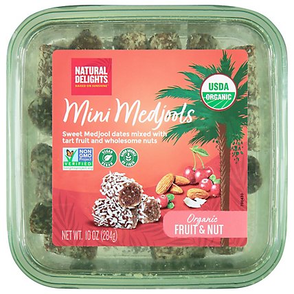 Dates Mini Medjool Fruit & Nut Organic - 10 OZ - Image 3