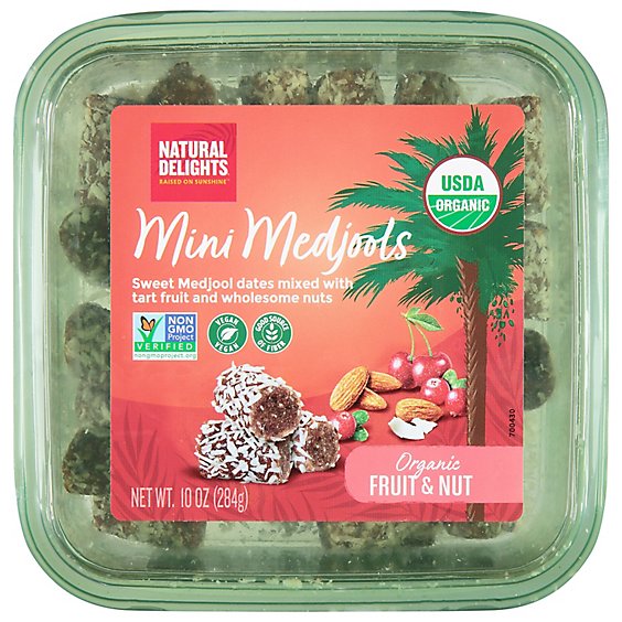 Dates Mini Medjool Fruit & Nut Organic - 10 OZ