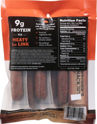 4505 Meats Sausage Cheddar Bacon Link - 6 OZ - Image 6