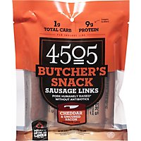 4505 Meats Sausage Cheddar Bacon Link - 6 OZ - Image 2