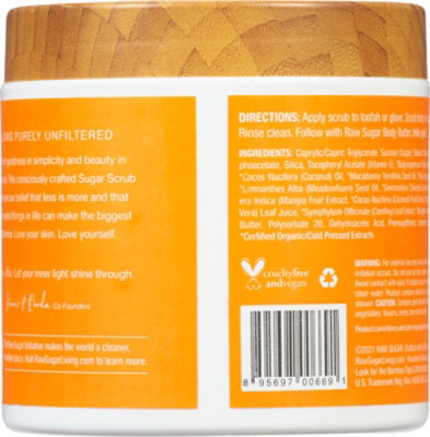 Sugar Scrub Raw Coconut Plus Mango - 6 CT - Image 5