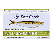 Safecatch Wild Sardine Boneless In Evoo - 4.4 OZ