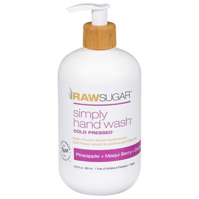 Raw Sugar Moisture Loving Hand Soap Pineapple Maqui Berry Coconut - 16.9 FZ - Image 3