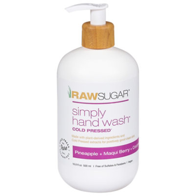 Raw Sugar Moisture Loving Hand Soap Pineapple Maqui Berry Coconut - 16.9 FZ - Image 3