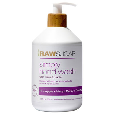 Raw Sugar Moisture Loving Hand Soap Pineapple Maqui Berry Coconut - 16.9 FZ