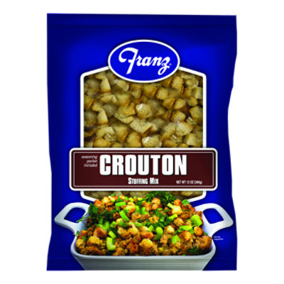 Franz Croutons Stuffing Mix Seasoned - 12 OZ - Image 1