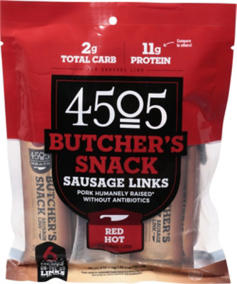 4505 Meats Sausage Red Hot Link - 6 OZ - Image 2