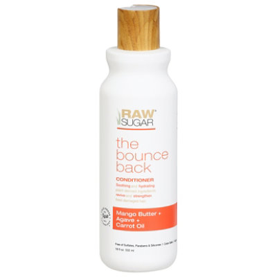 Raw Sugar The Bounce Back Conditioner Mango Butter Agave Carrot Oil - 18 FZ - Image 3