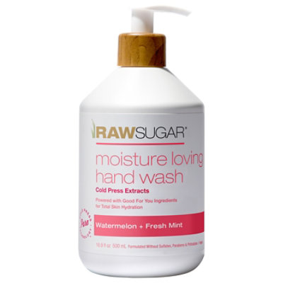 Raw Sugar Hand Soap Watermelon Fresh Mint - 16.9 FZ - Image 3