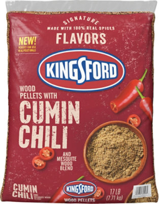Kingsford Signature Flavors Wood Pellets With Cumin And Chili - 17 Lb