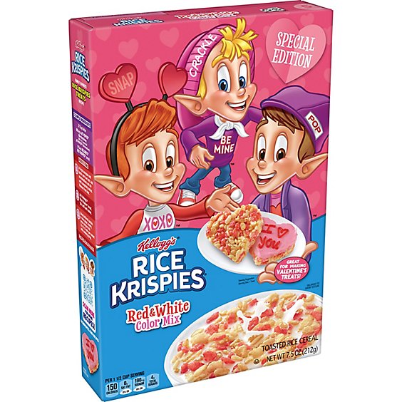 Rice Krispies Cereal Valentine - 7.5 OZ
