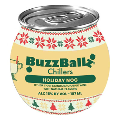 Buzzballz Eggnog 187 Ml - 187 ML - Image 1