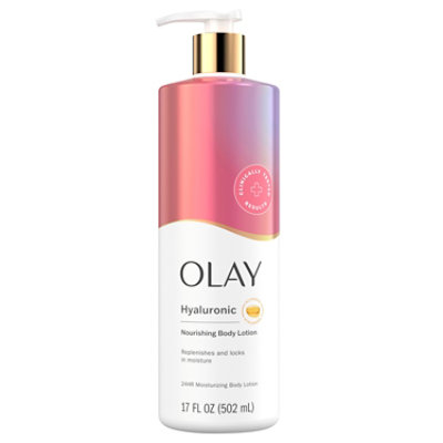 Olay Hand & Body Lotion Nourishing Hyaluronic Acid - 17 FZ - Image 1