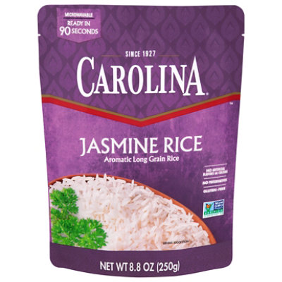 Carolina White Jasmine Rice Ready to Heat In Pouch - 8.8 Oz - Image 1