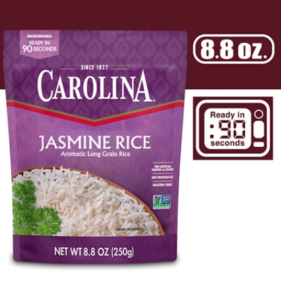 Carolina White Jasmine Rice Ready to Heat In Pouch - 8.8 Oz - Image 2