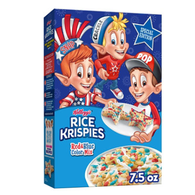 Rice Krispies Red And Blue Cereal - 7.5 OZ - Image 1