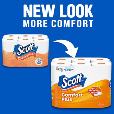 Scott ComfortPlus Toilet Paper 425 Sheets Roll Toilet Paper - 18 Count - Image 2