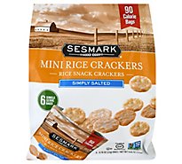 Sesmark Mini Salted Rice Cracker - 4.66 Oz