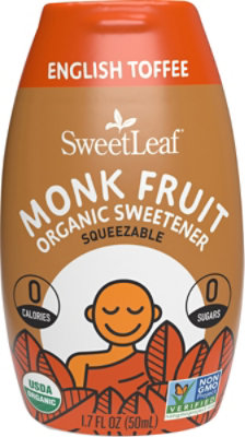 Sweetleaf Stevia Monk Frt Liq Eng Toff - 1.7 OZ - Image 2