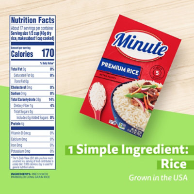 Minute Instant Premium Long Grain Rice - 28 OZ - Star Market