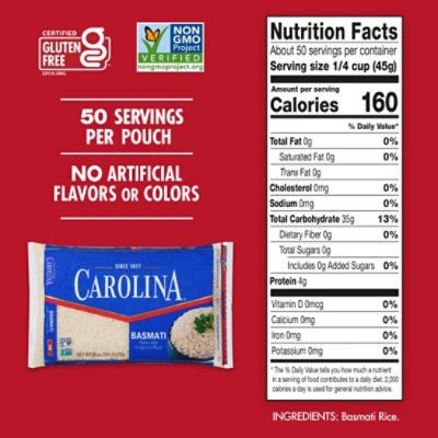 Carolina Basmati Rice - 5 LB - Image 4