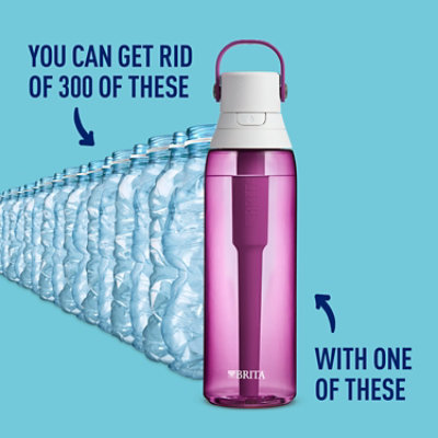 Brita Orchid Water Bottle With Filter - 26 Oz - Image 3