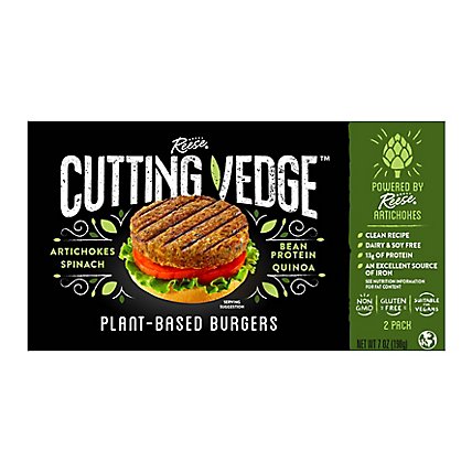 Cutting Vedge Burgers Plant Based - 7 OZ - Image 3