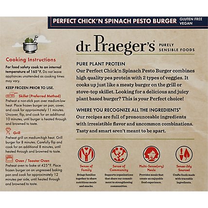 Dr Praeger Chkn Brgr Spnch Pesto Perfect - 8 OZ - Image 6