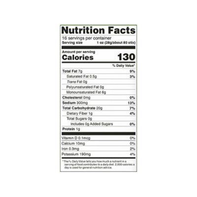 Good Health Sea Salt Veggie Stix - 16 Oz - Image 2