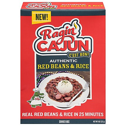 Ragin Cajun Entree Red Beans And Rice - 8 OZ - Image 2