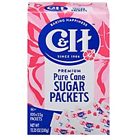 C&h White Granulated Sugar Packets - 100 CT - Image 1