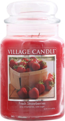 Village Candle Fresh Strwbry 26 Oz - 21.25 OZ - Image 2