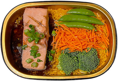 ReadyMeal Ginger Teriyaki Salmon With Brown Rice - 13.5 OZ