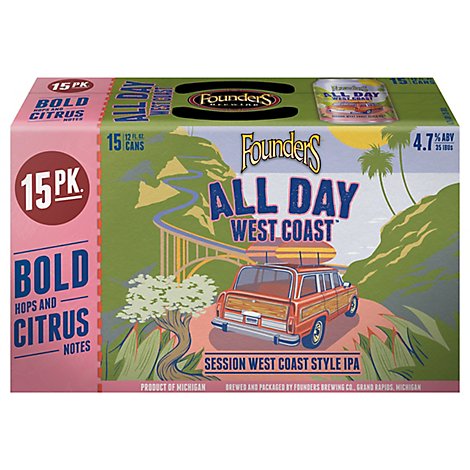 Founders All Day Vacay In Cans - 15-12 FZ