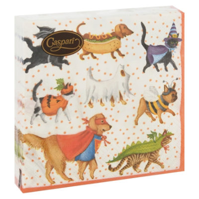 Caspari Cocktail Npkn Pets In Costume - 20 CT - randalls
