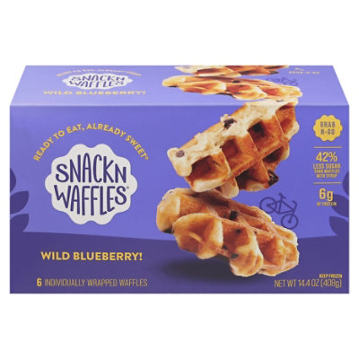 Snack'n Waffles Wild Blueberry - 14.4 OZ - Image 3