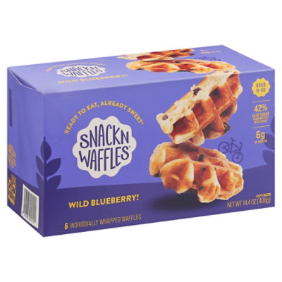 Snack'n Waffles Wild Blueberry 14.4 OZ Vons