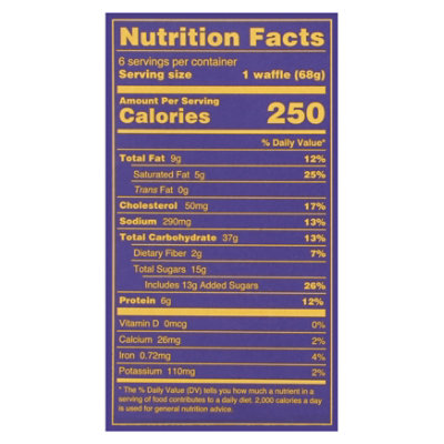 Snack'n Waffles Wild Blueberry - 14.4 OZ - Image 4