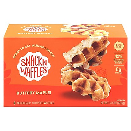 Snackn Waffles Buttery Maple - 14.4 OZ - Image 3