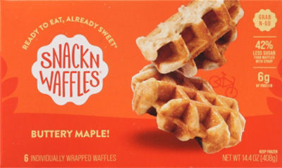Snackn Waffles Buttery Maple - 14.4 OZ - Image 2