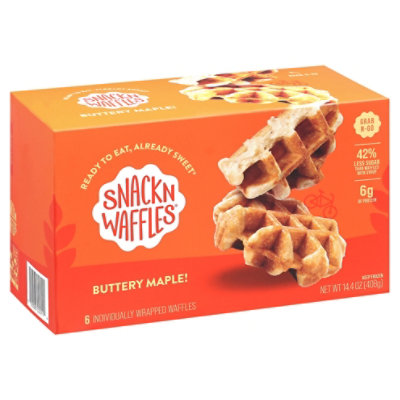 Snackn Waffles Buttery Maple - 14.4 OZ - Image 1