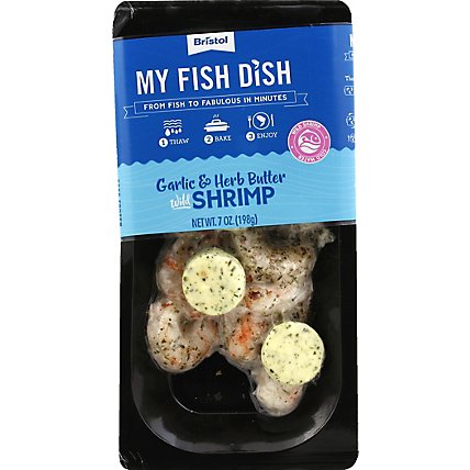 My Fish Dish Shrimp W/garlic & Herb Butter - 7 OZ - Image 2