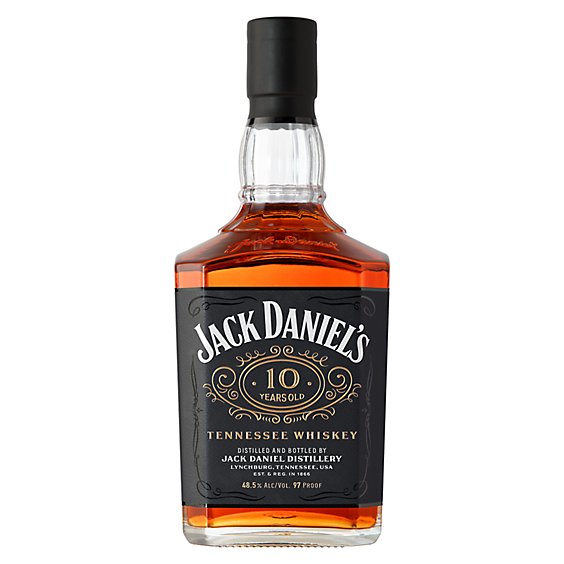 Jack Daniels 10 Years Old Tennessee Whiskey 100 Proof - 750 Ml