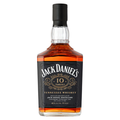 Jack Daniels 10 Years Old Tennessee Whiskey 100 Proof Bottle - 750 Ml