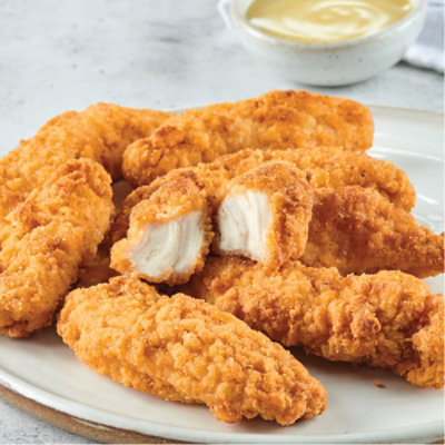 Just Bare Fully Cooked Lightly Breaded Chicken Breast Strips - 24 oz - Image 2