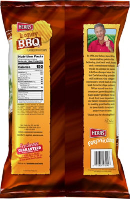 Herr's Party Size Honey Bbq Chips - 13 OZ - Image 6