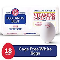 Egglands Best 18 Large Cage Free White - 18 CT - Image 1