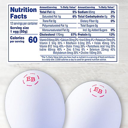 Eggland's Best 12 Lage Cage Free White - 12 CT - Image 2