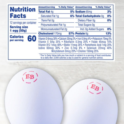 Eggland's Best Cage Free Large White Eggs - 12 Count - Image 3