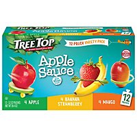 Tree Top Variety Pack Apple/banana Strawberry/mango Applesauce Pouch - 12-3.2 OZ - Image 3